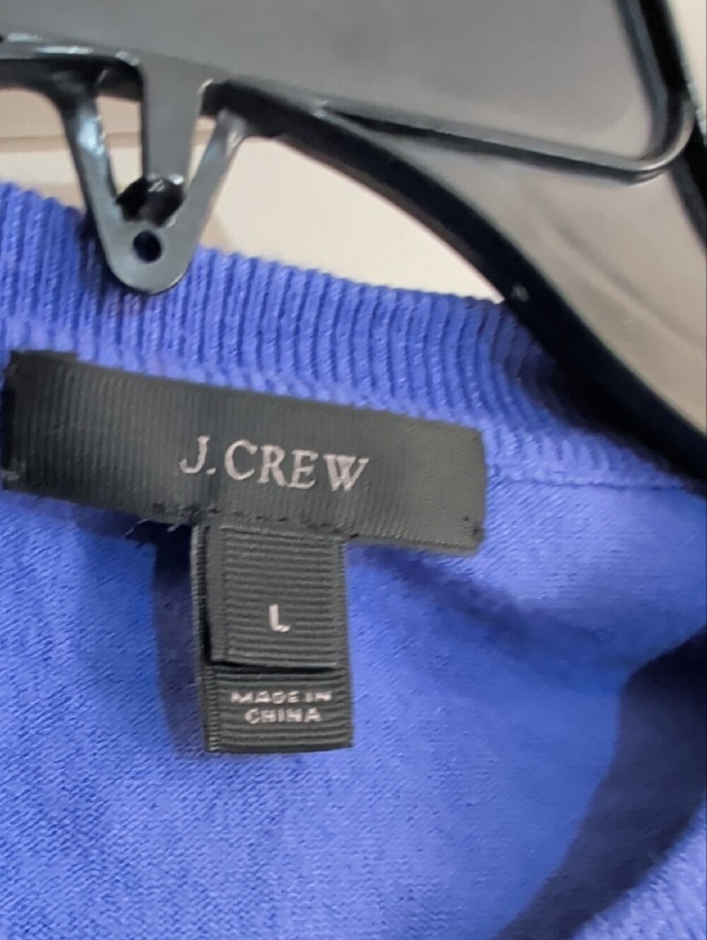 J. Crew Purple Crewneck Button-Up Cardigan - Picture 3 of 8